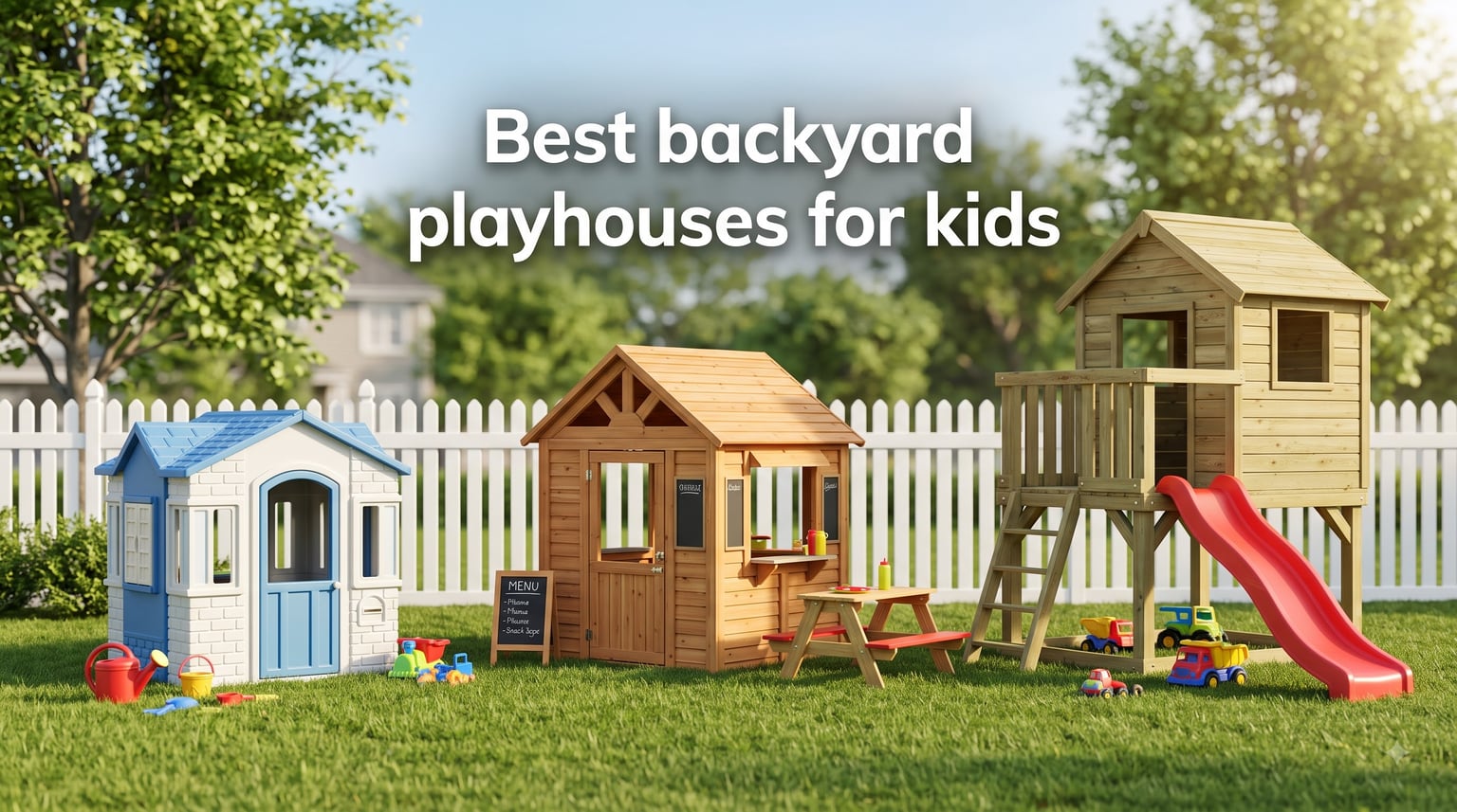 Best backyard playhouses for kids