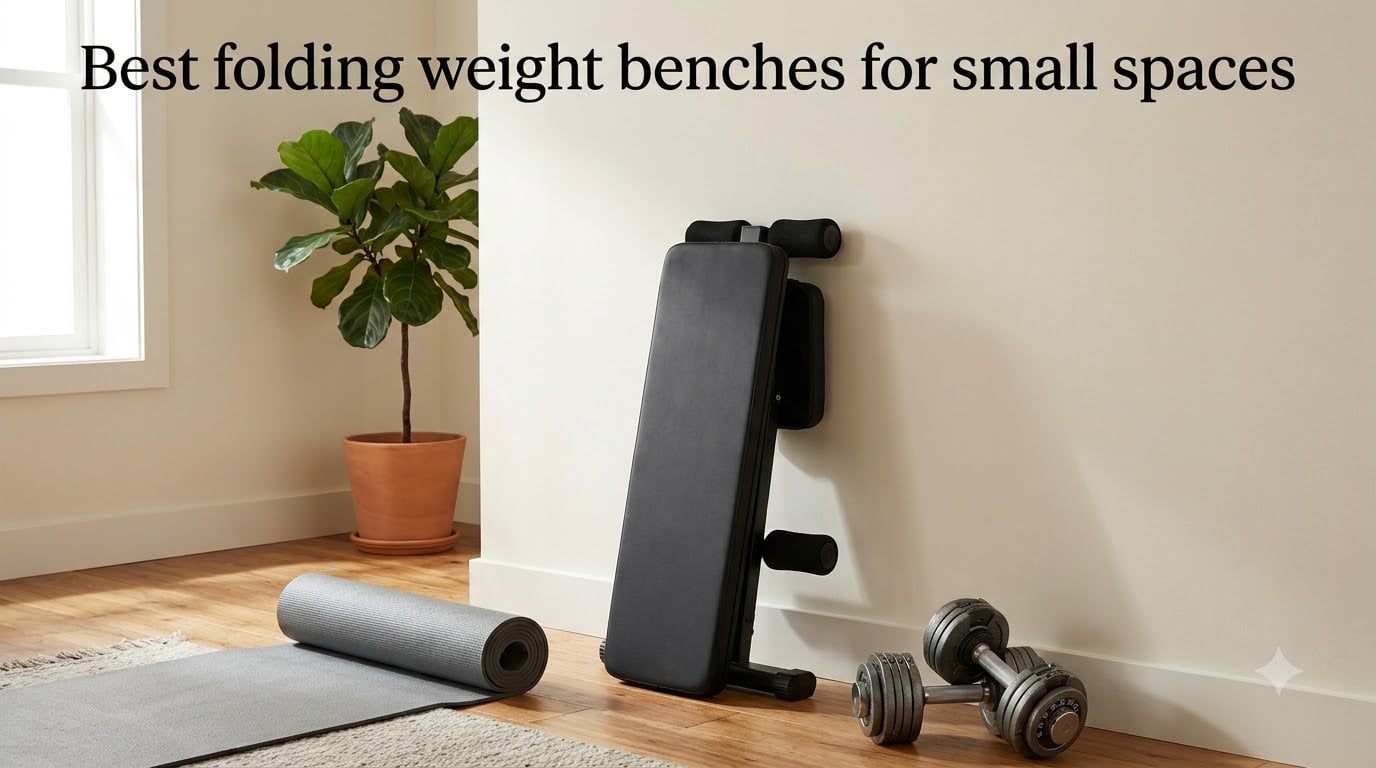 Best folding weight benches for small spaces
