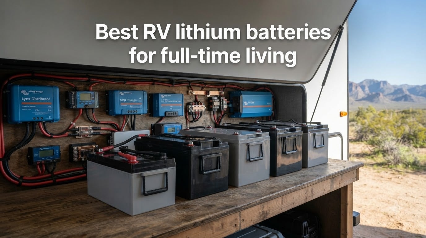 Best RV lithium batteries for full-time living