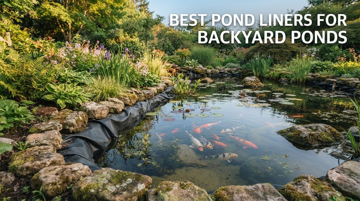best pond liners for backyard ponds