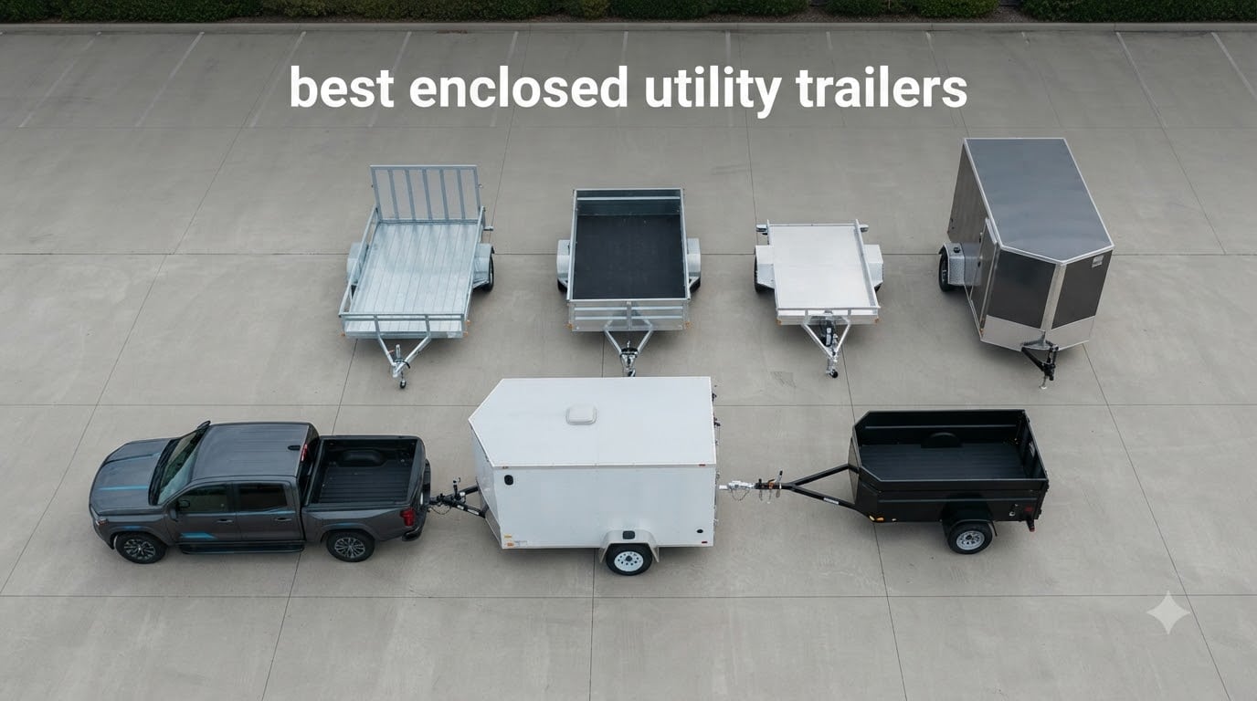 best enclosed utility trailers