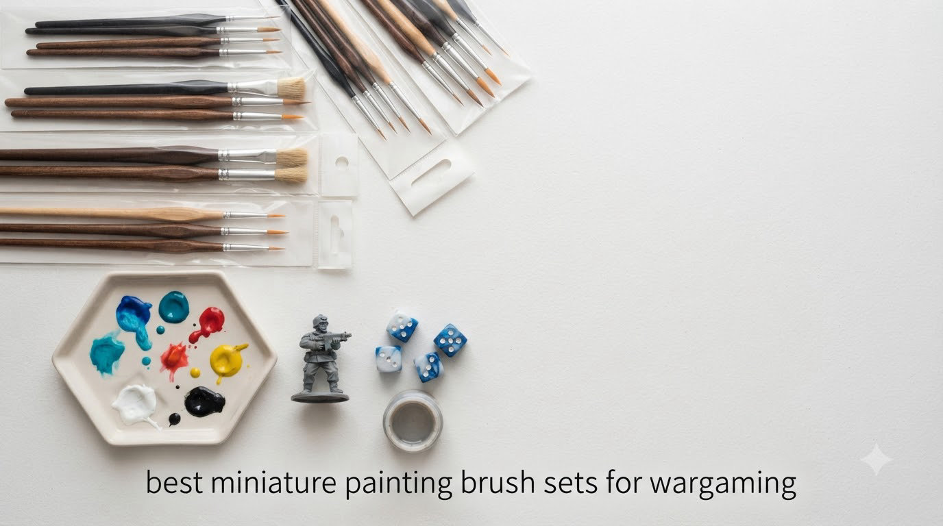best miniature painting brush sets for wargaming