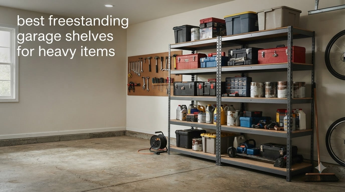 best freestanding garage shelves for heavy items