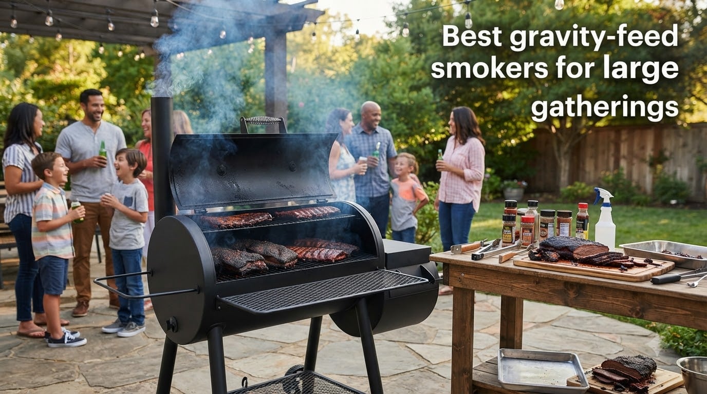 Best gravity-feed smokers for large gatherings