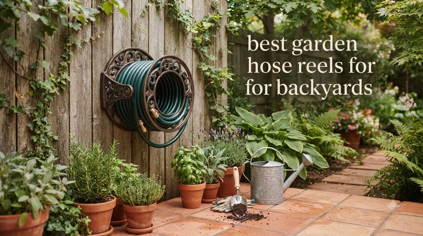best garden hose reels for backyards
