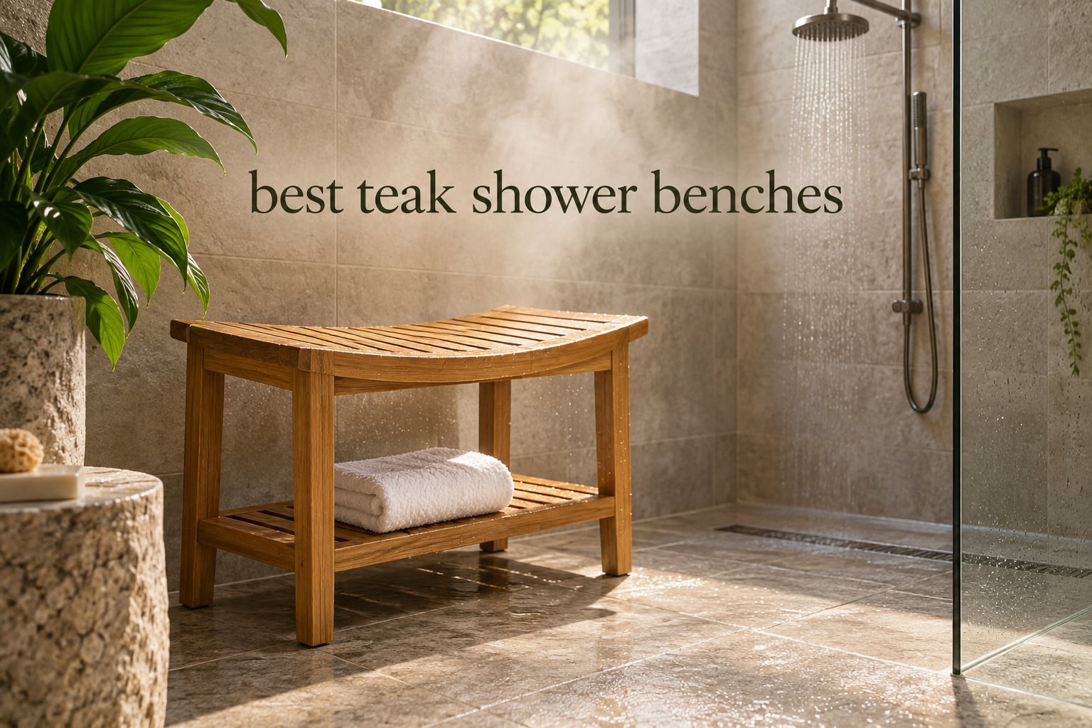 best teak shower benches