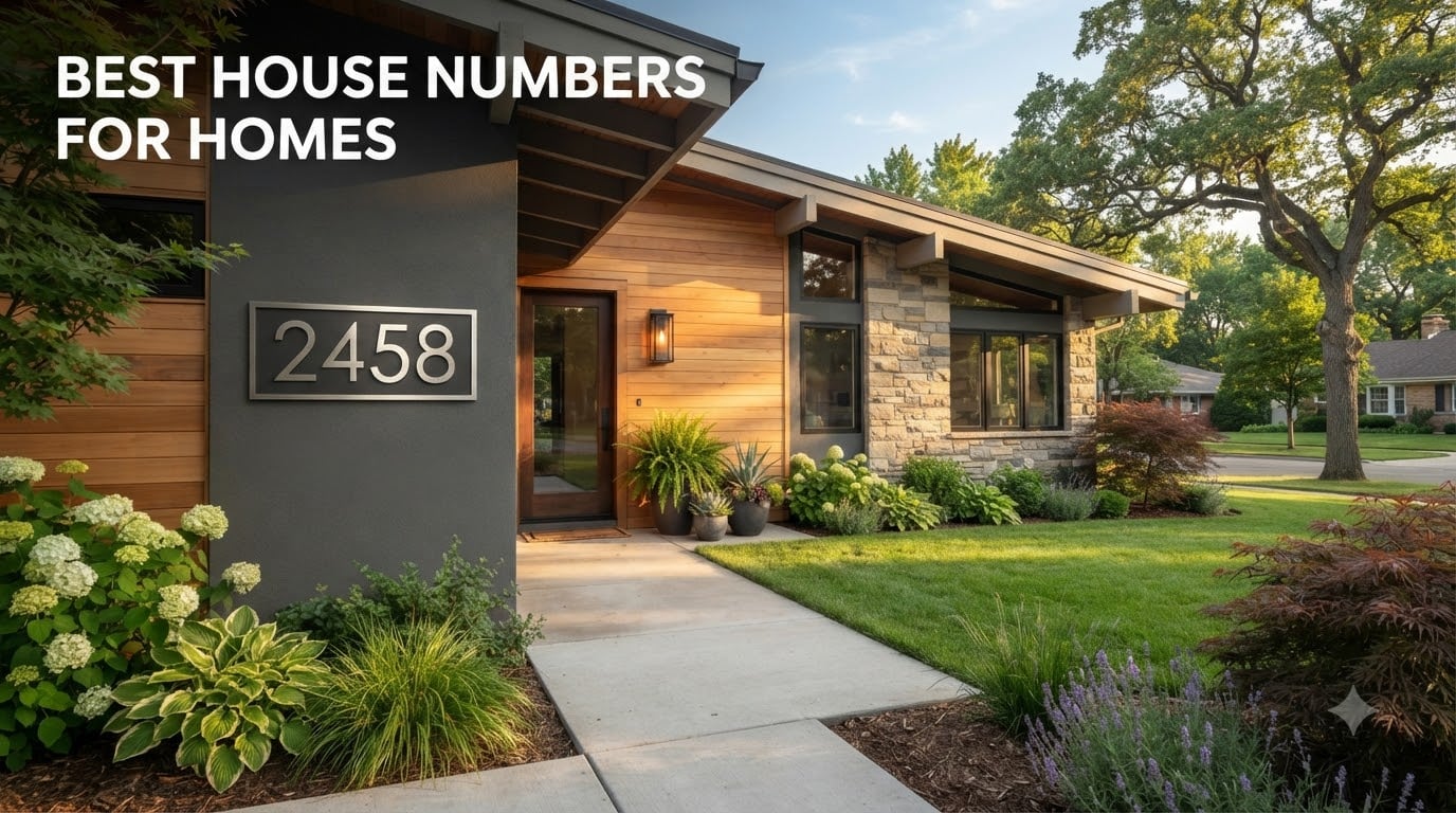 best house numbers for homes