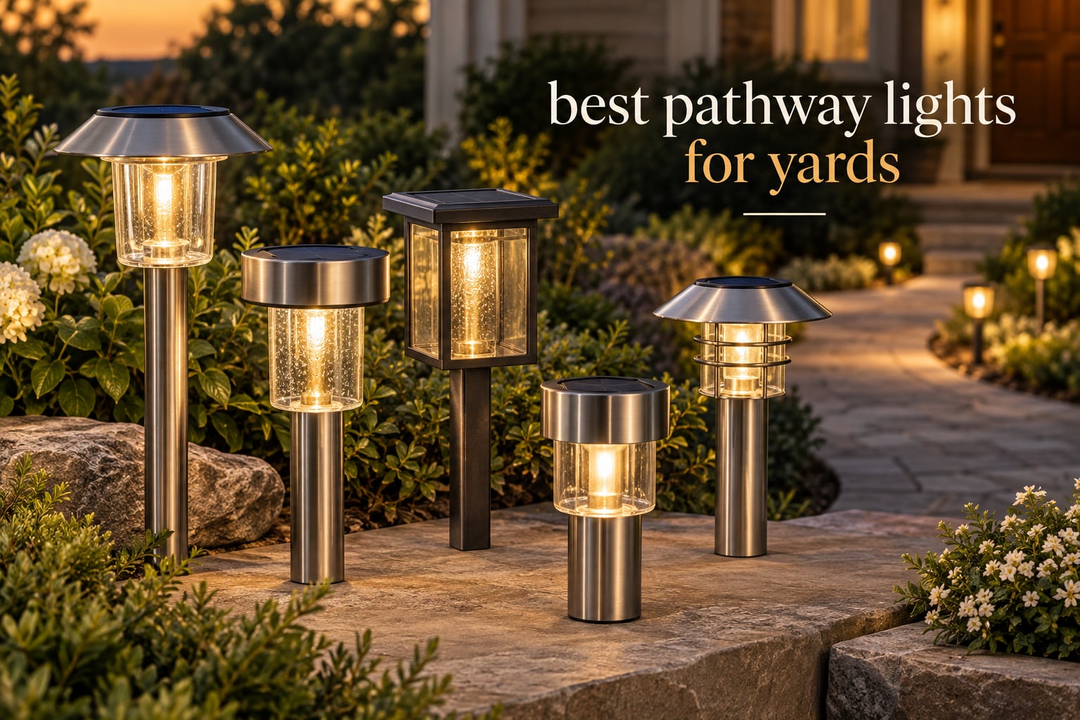best pathway lights for yards
