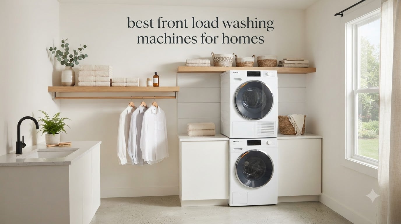 best front load washing machines for homes