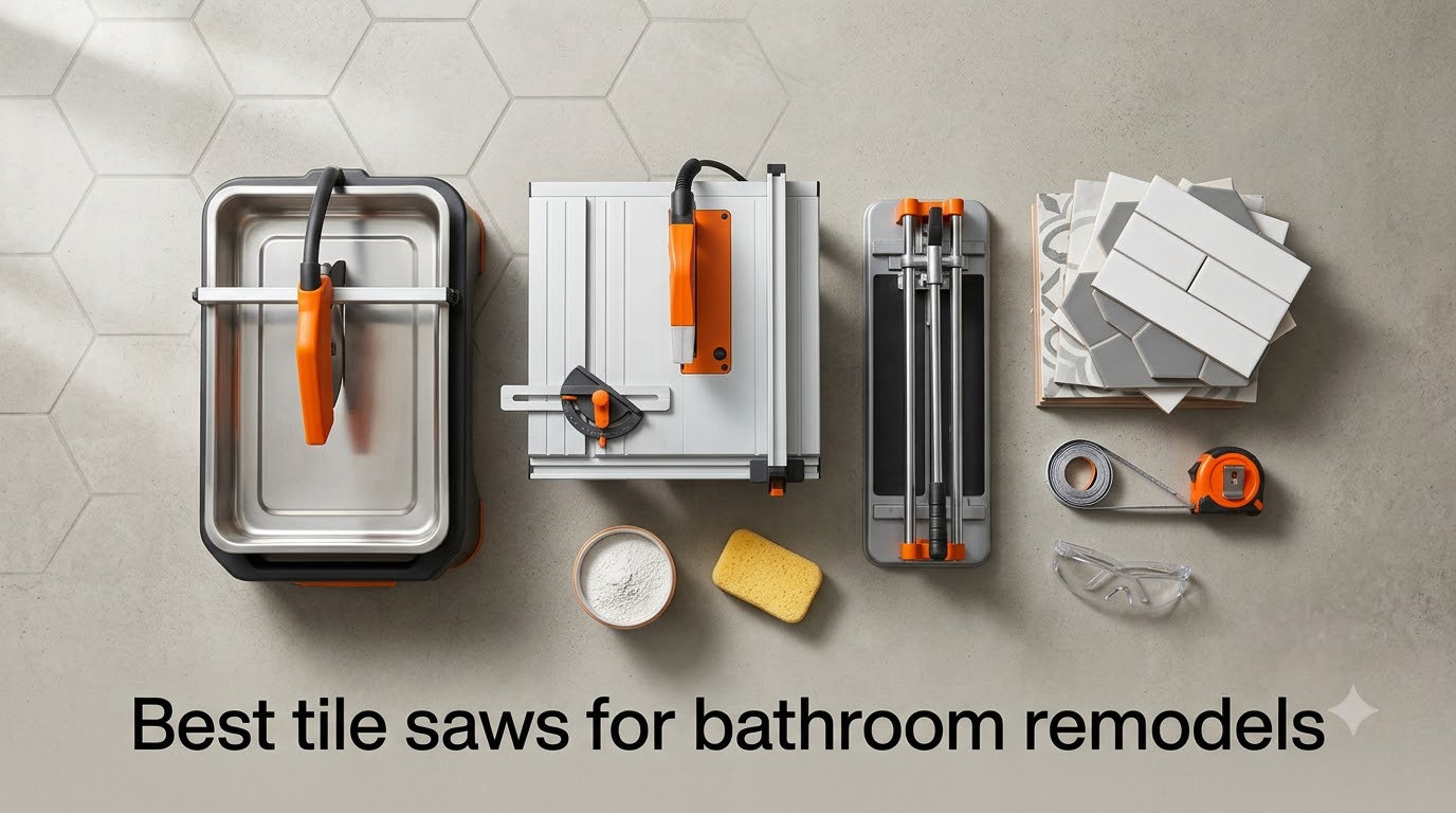 Best tile saws for bathroom remodels