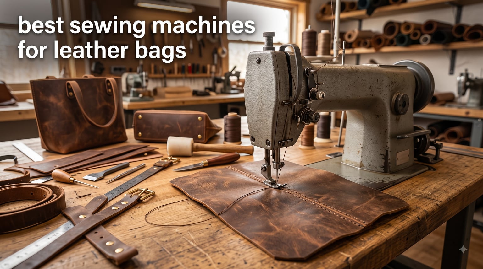best sewing machines for leather bags
