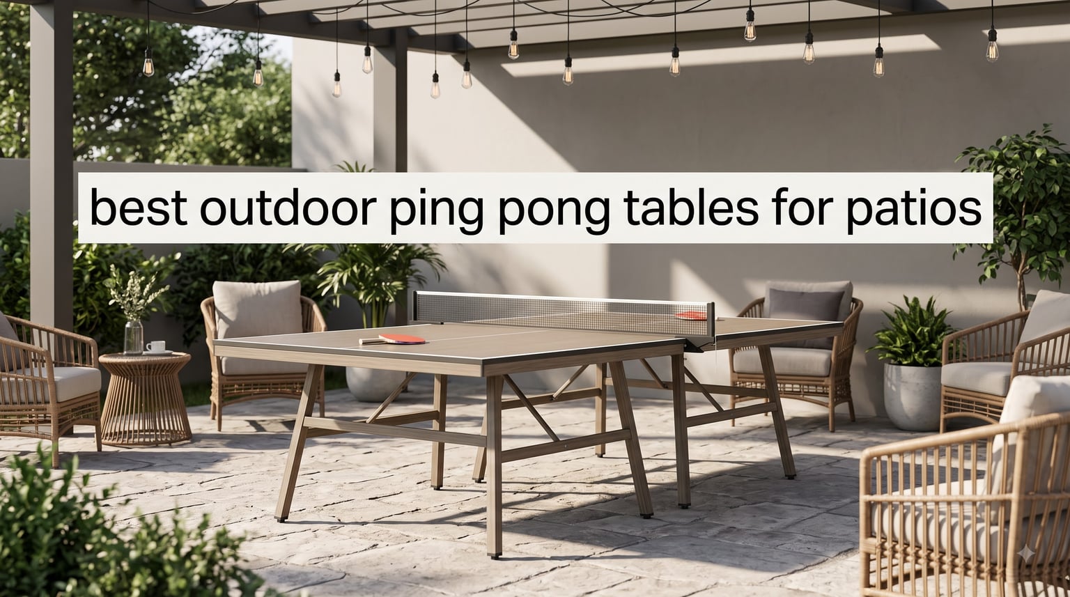 best outdoor ping pong tables for patios