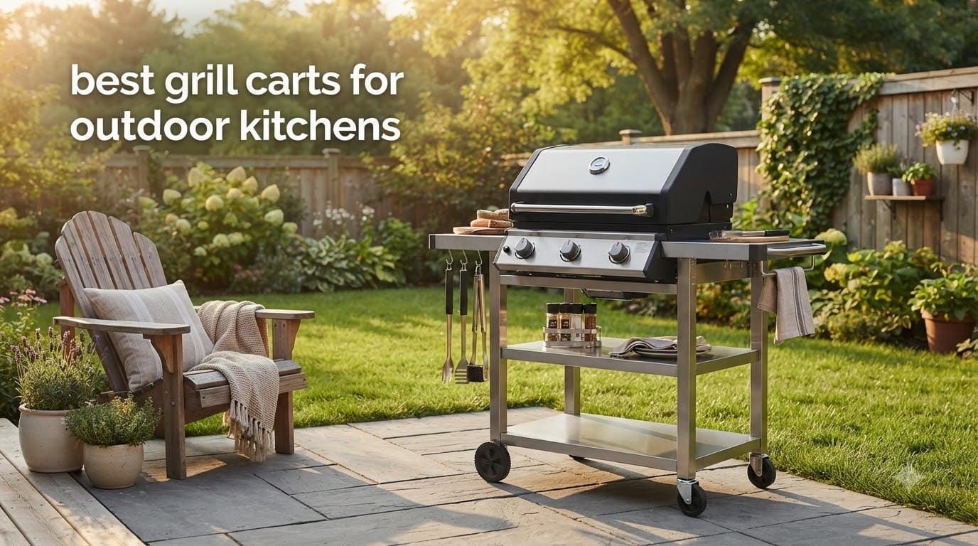 best grill carts for outdoor kitchens