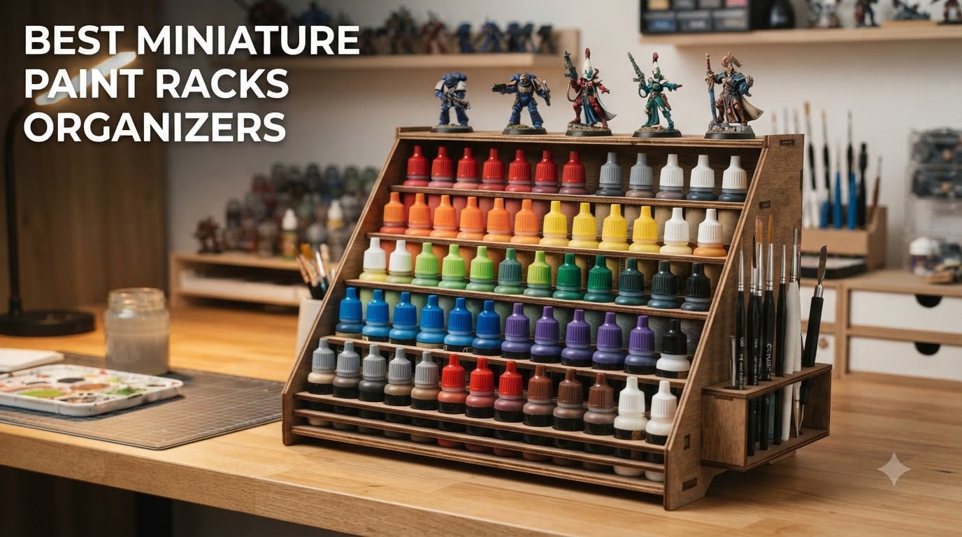 best miniature paint racks organizers