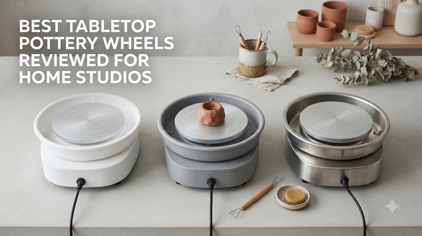 best tabletop pottery wheels reviewed for home studios