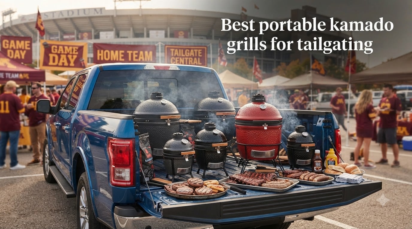 Best portable kamado grills for tailgating