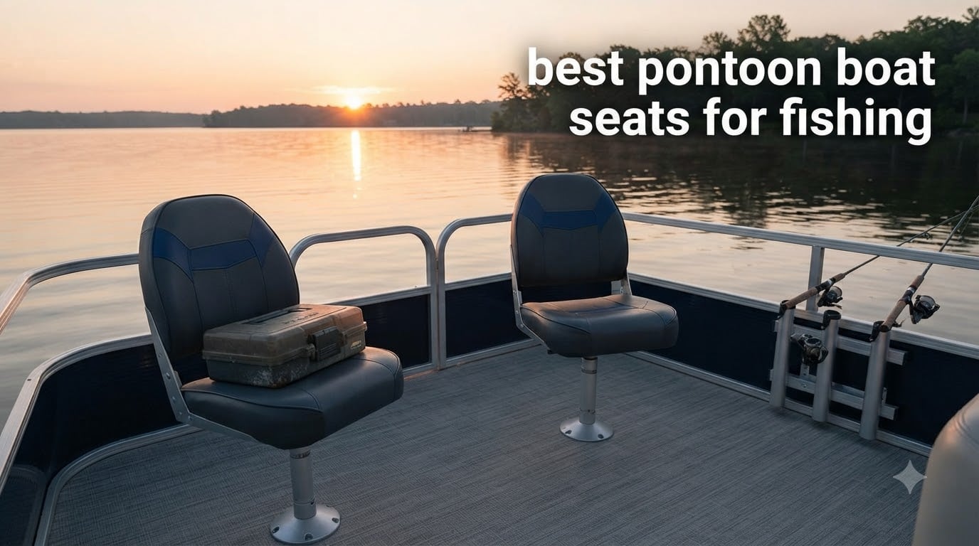 best pontoon boat seats for fishing