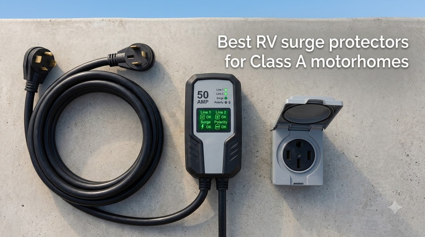 Best RV surge protectors for Class A motorhomes