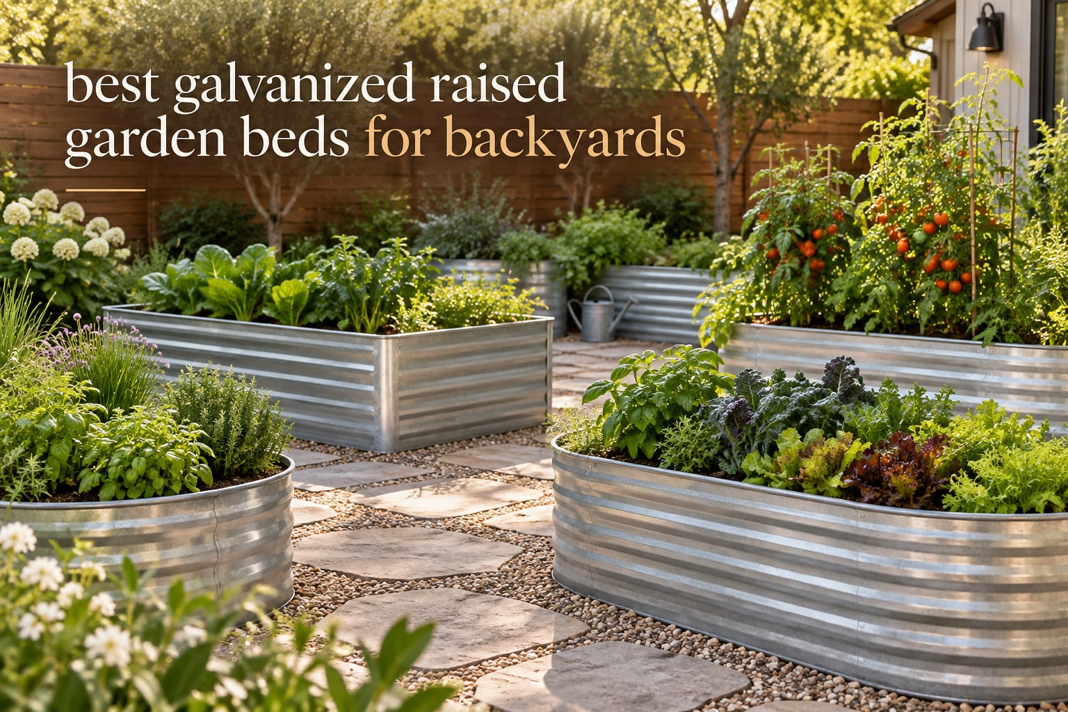 best galvanized raised garden beds for backyards