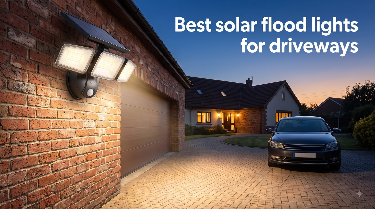 Best solar flood lights for driveways
