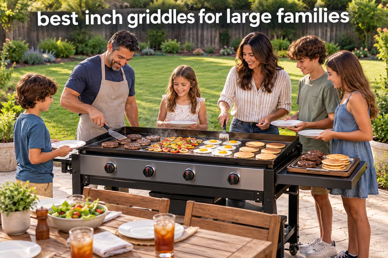 best 36 inch griddles for large families