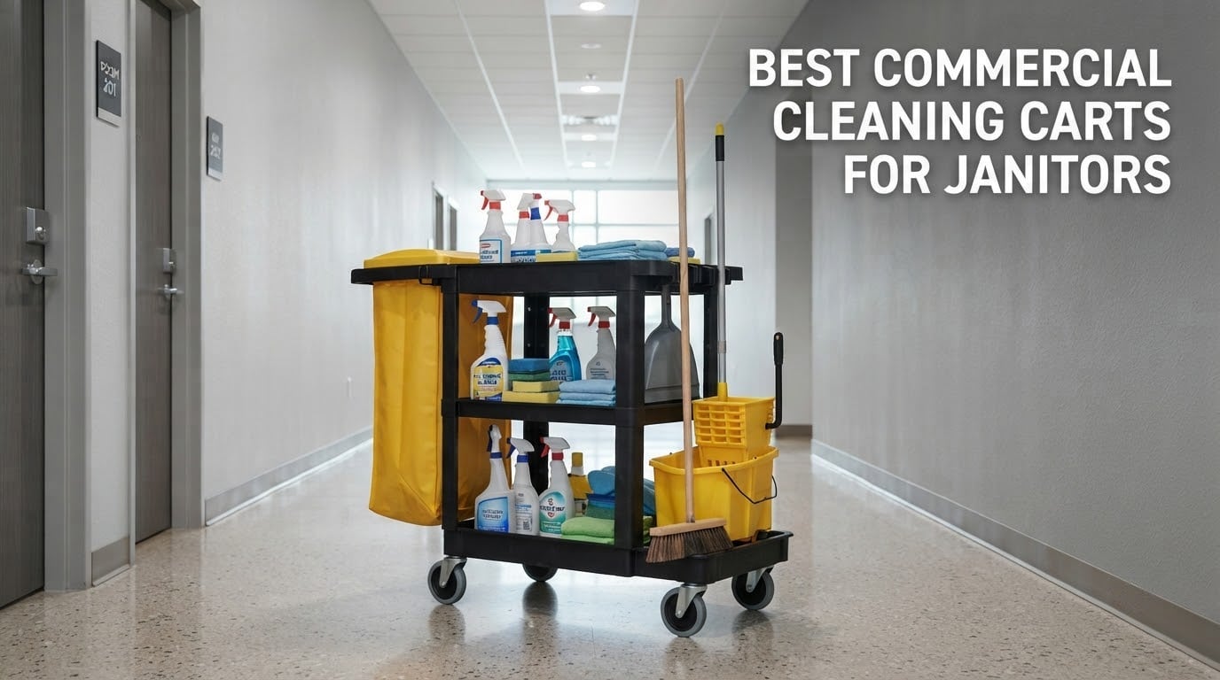best commercial cleaning carts for janitors