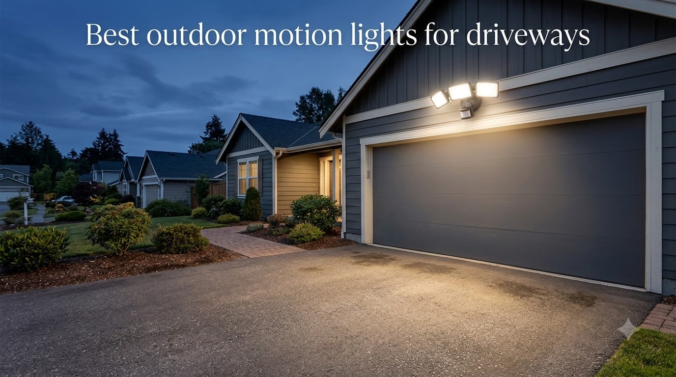 Best outdoor motion lights for driveways