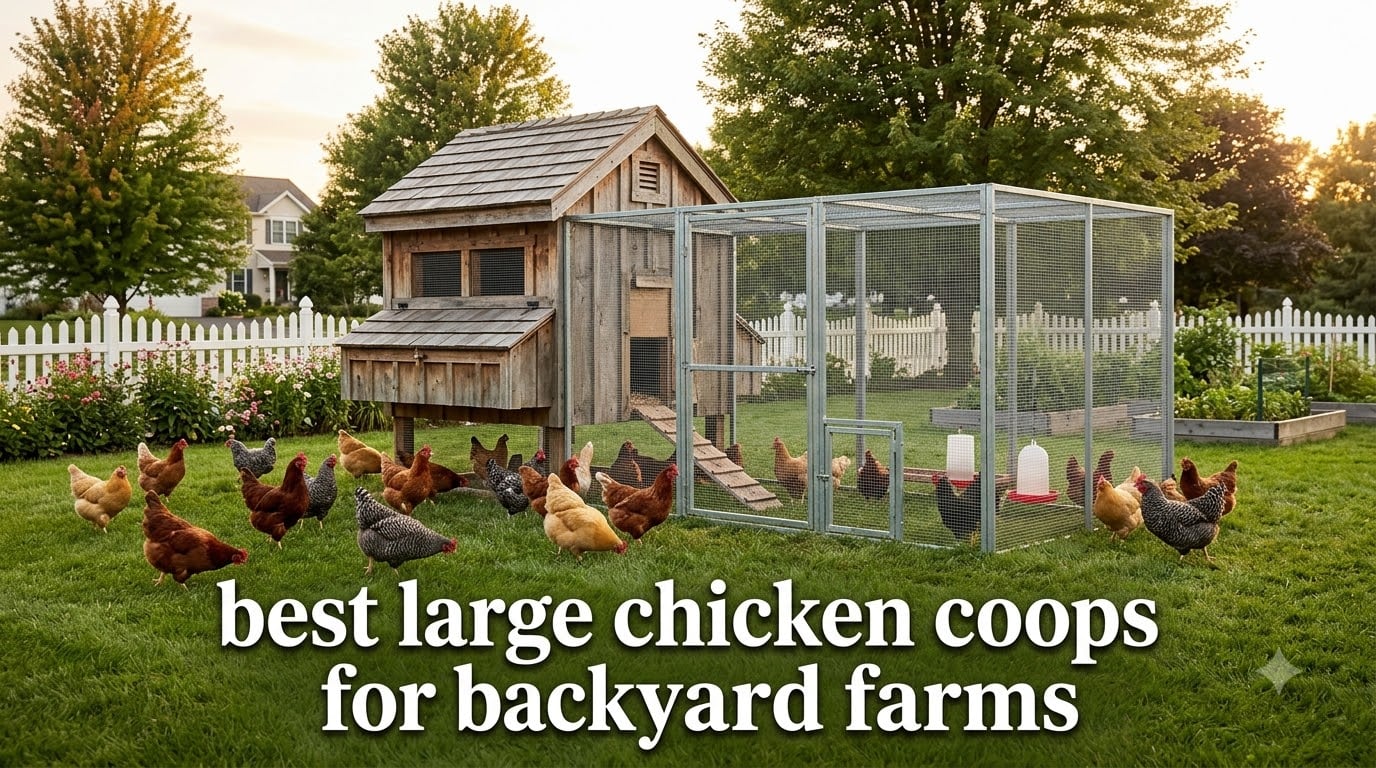 best large chicken coops for backyard farms