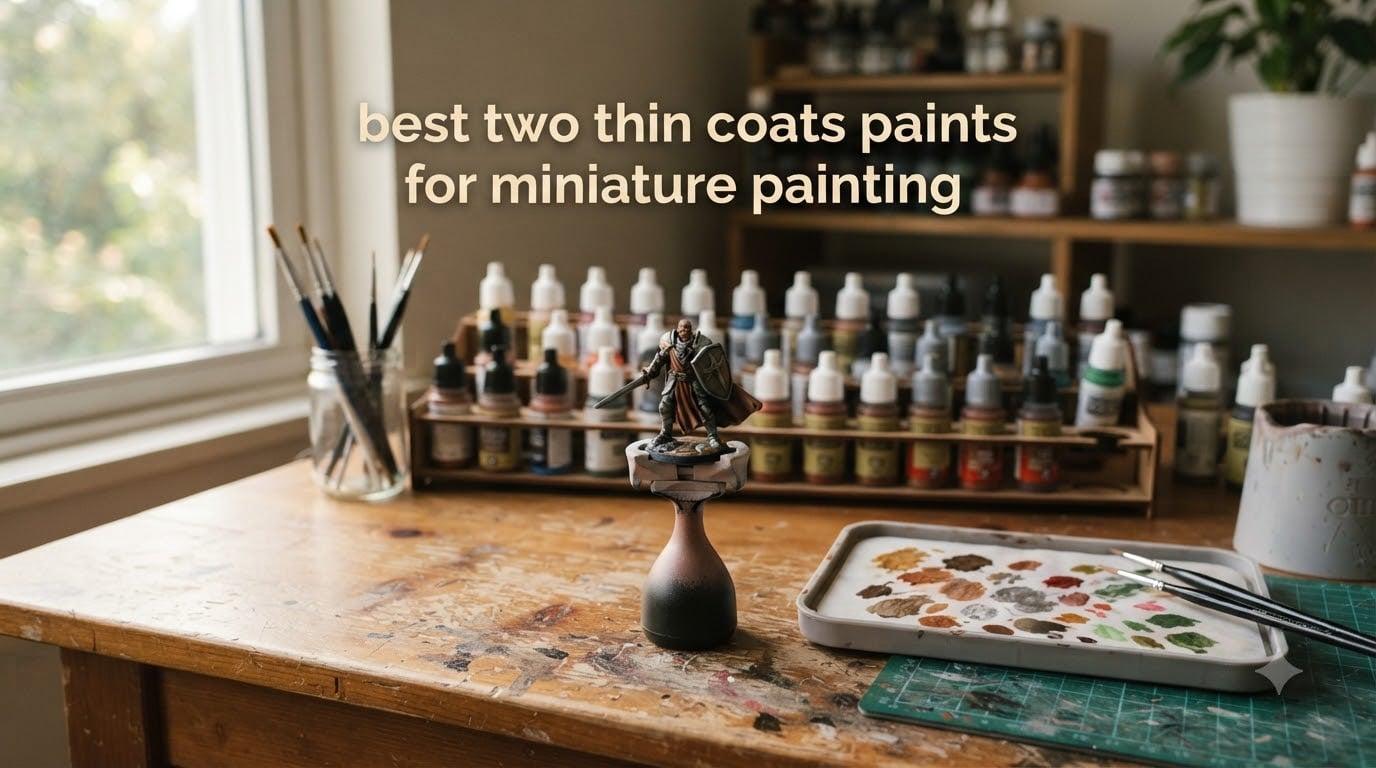 best two thin coats paints for miniature painting