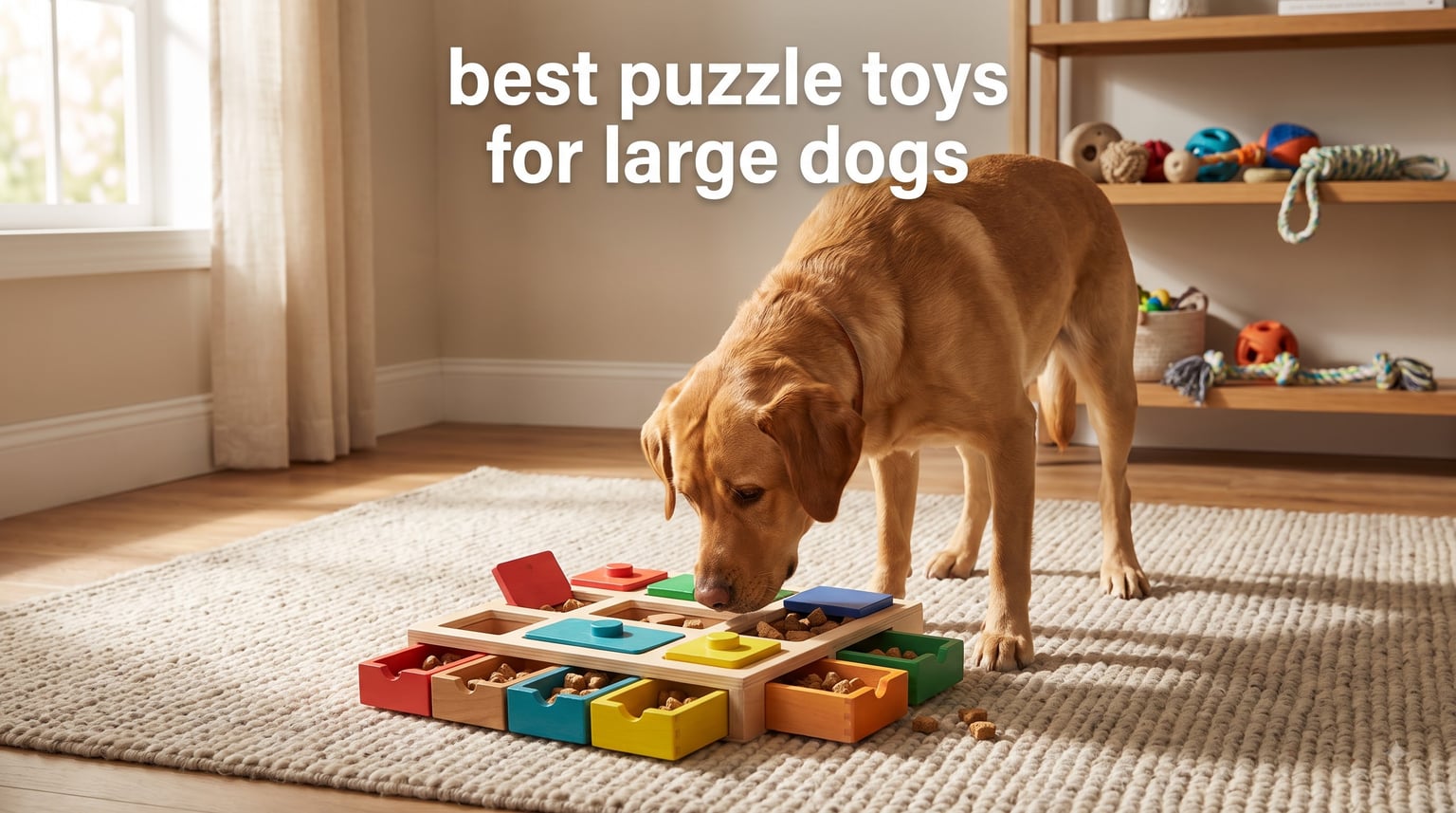 best puzzle toys for large dogs