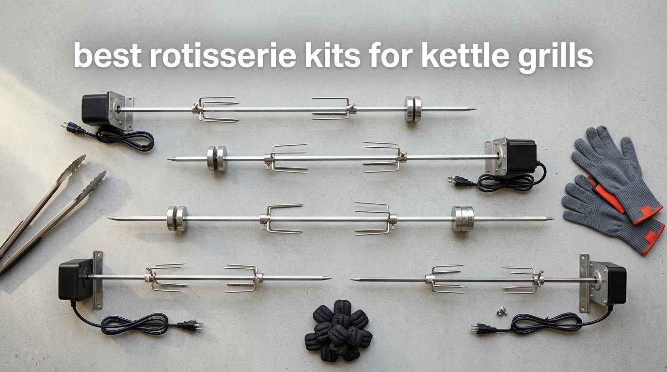 best rotisserie kits for kettle grills