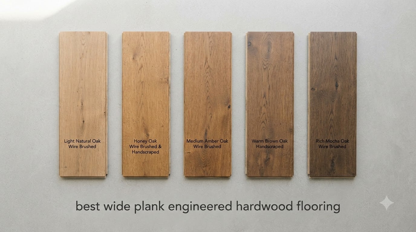 best wide plank engineered hardwood flooring