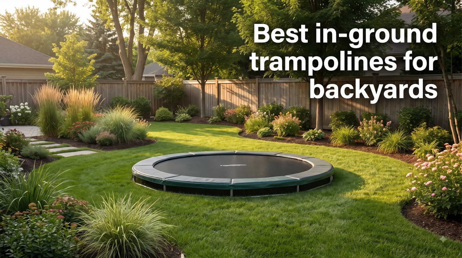 Best in-ground trampolines for backyards