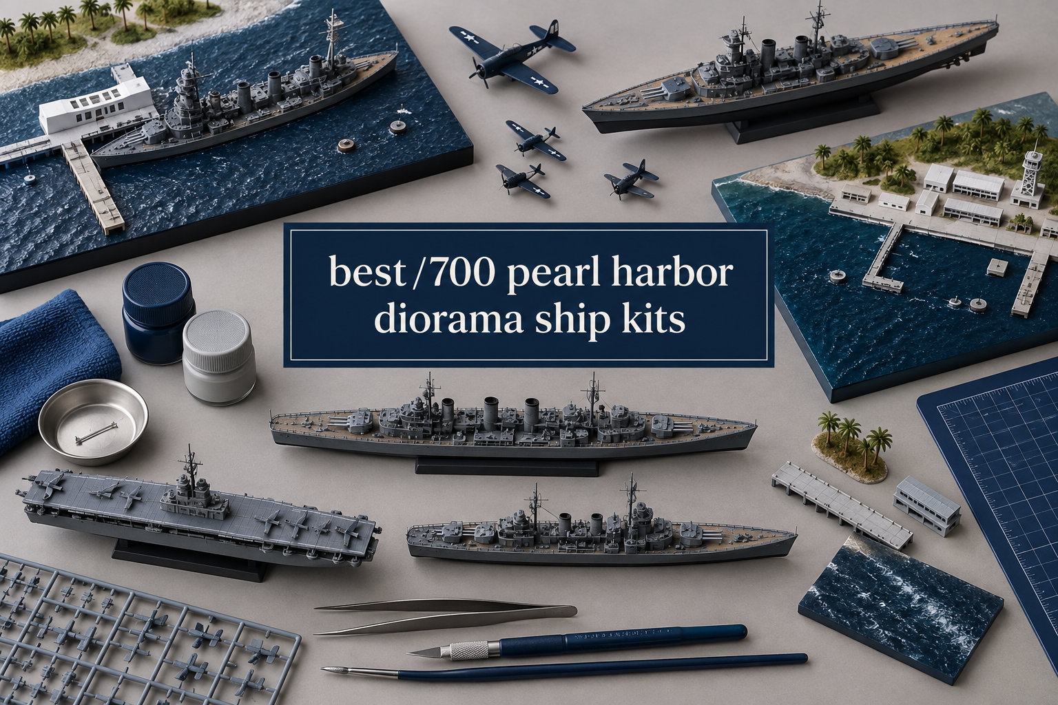 best 1/700 pearl harbor diorama ship kits