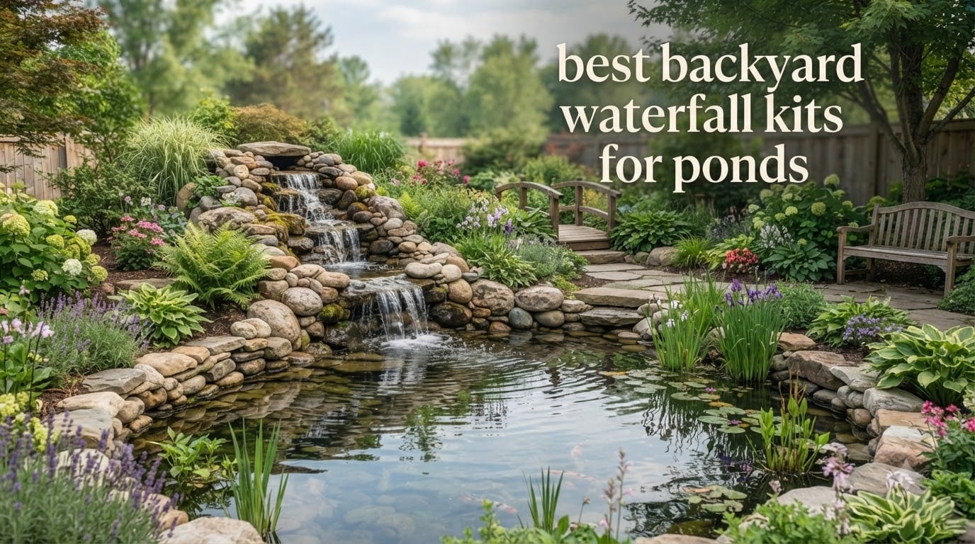 best backyard waterfall kits for ponds