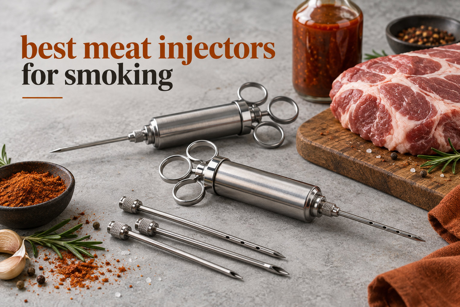 best meat injectors for smoking