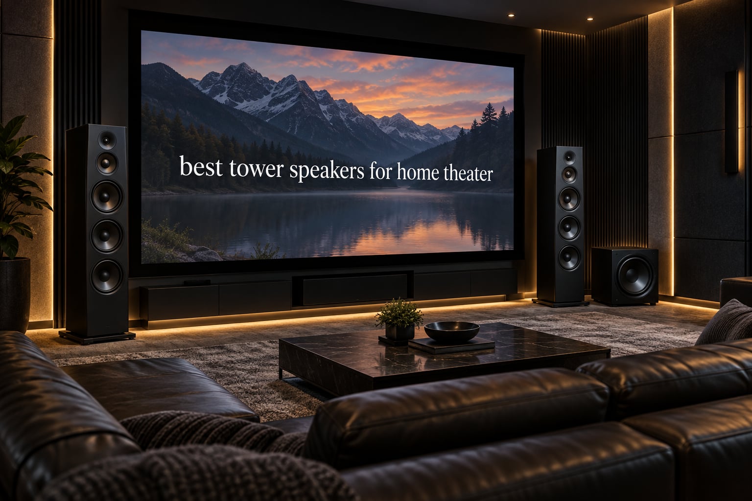 best tower speakers for home theater