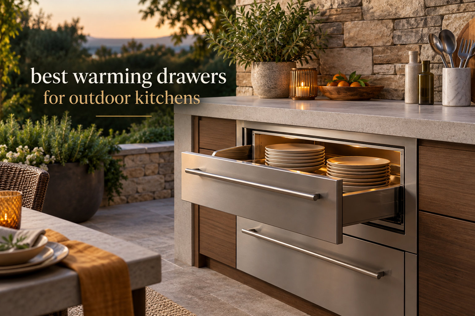 best warming drawers for outdoor kitchens