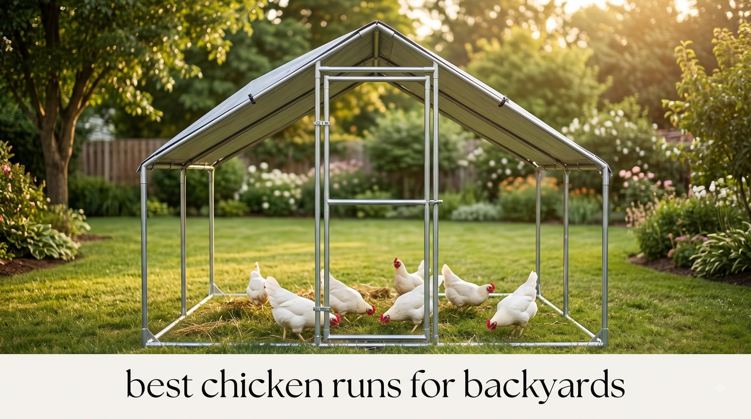 best chicken runs for backyards