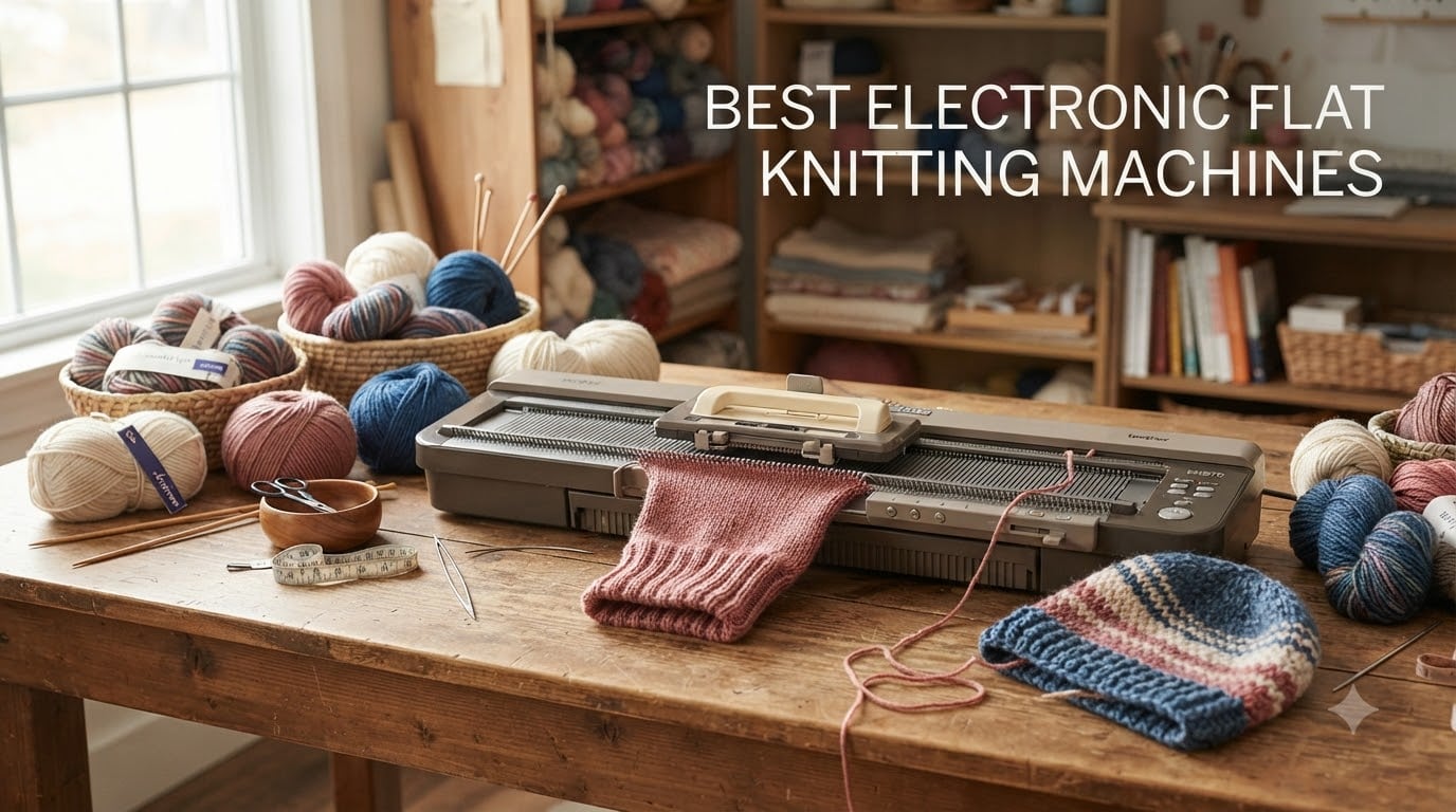 best electronic flat knitting machines