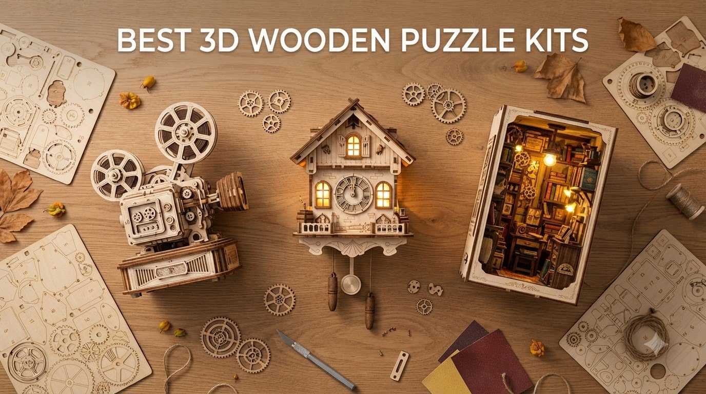 best 3d wooden puzzle kits
