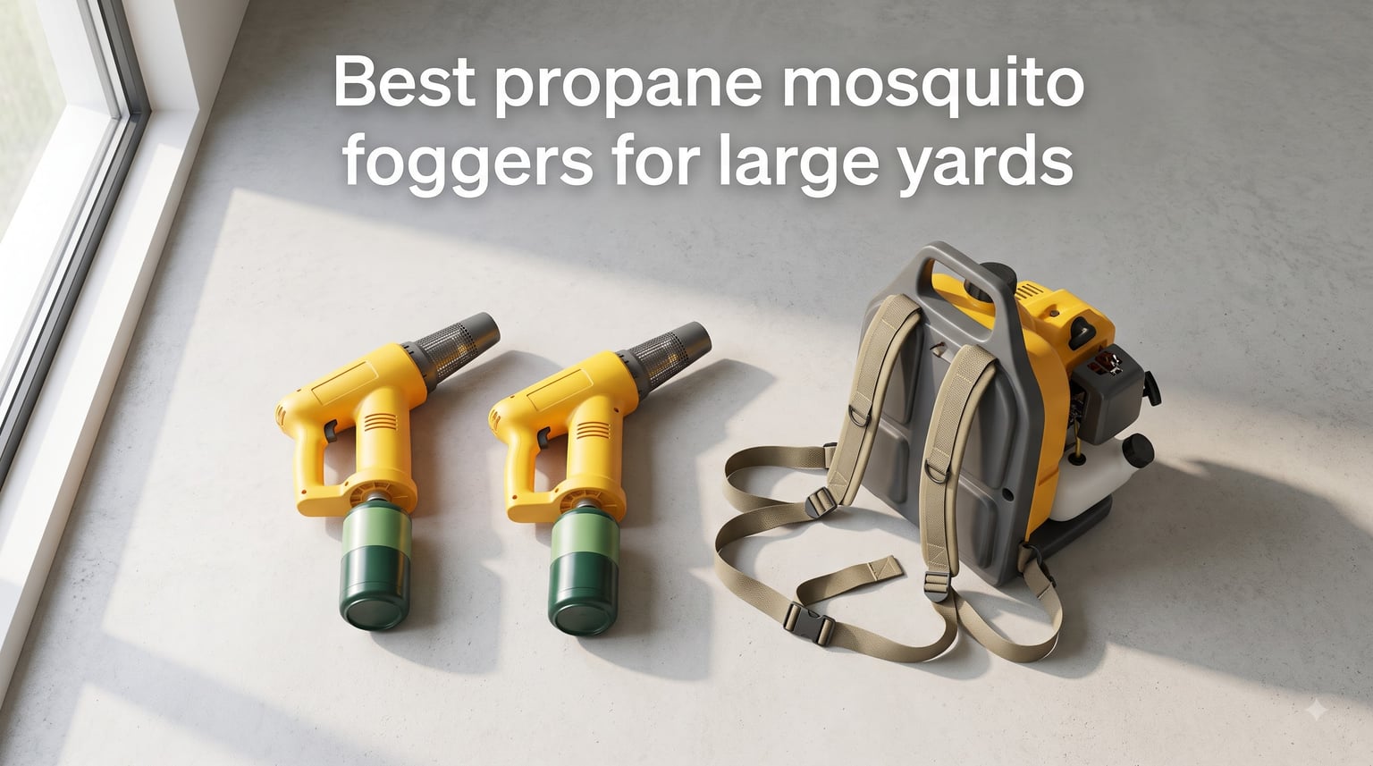 Best propane mosquito foggers for large yards