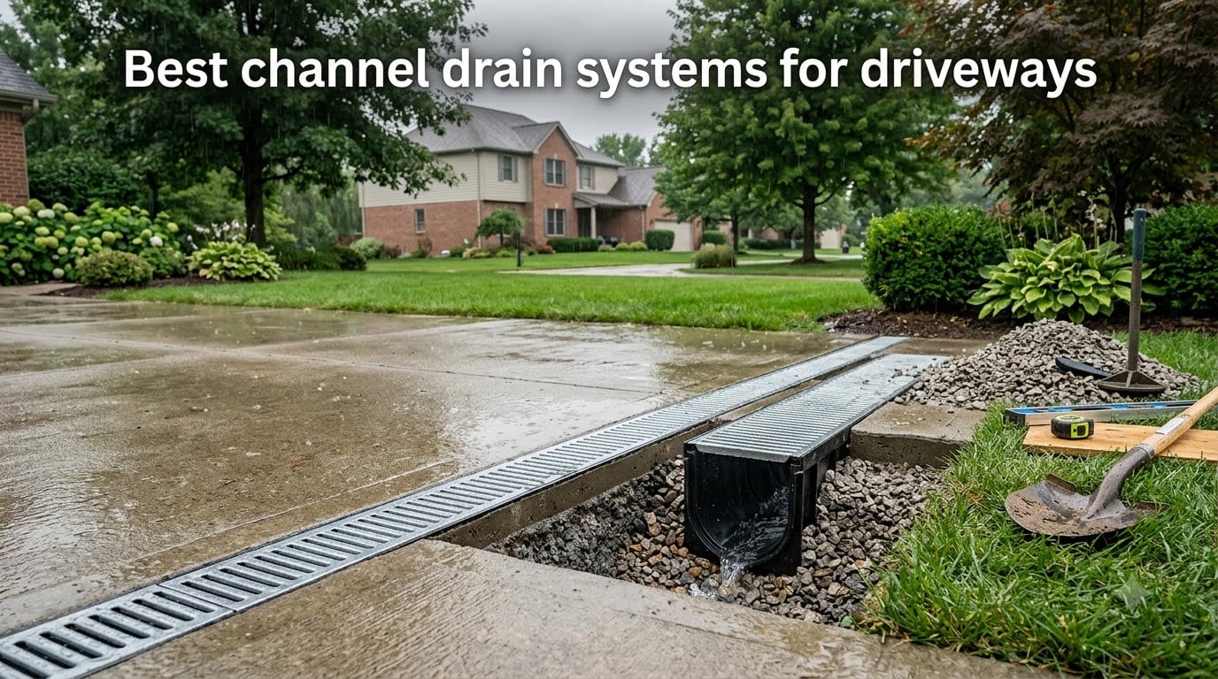 Best channel drain systems for driveways