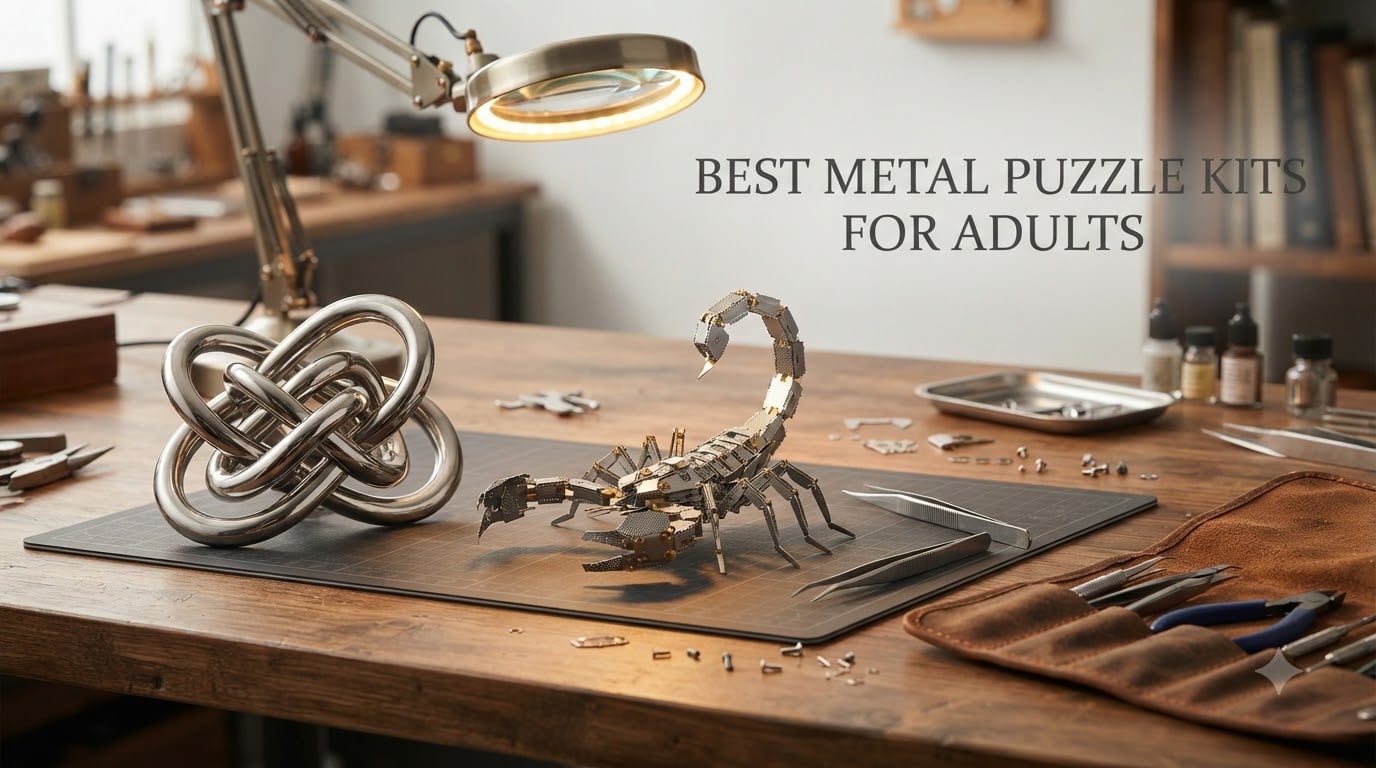 best metal puzzle kits for adults