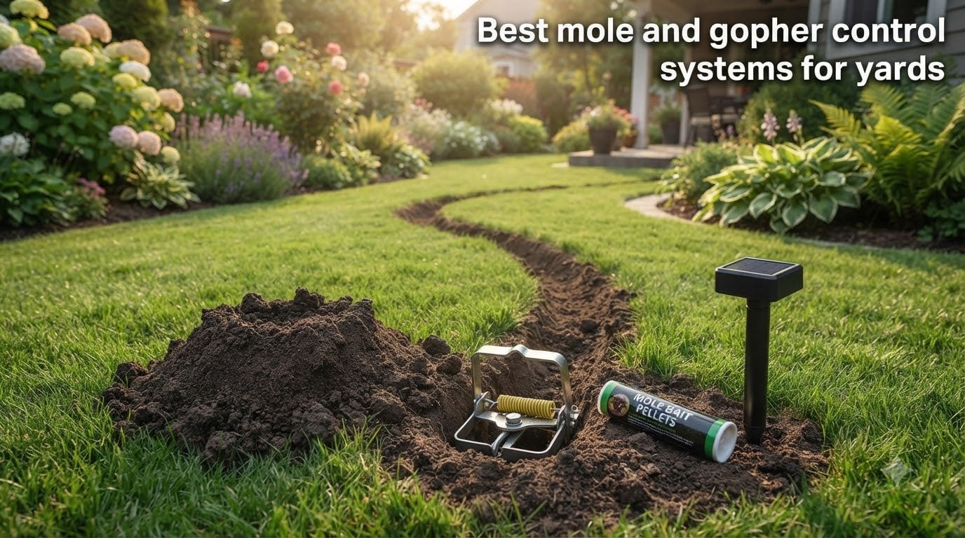 Best mole and gopher control systems for yards