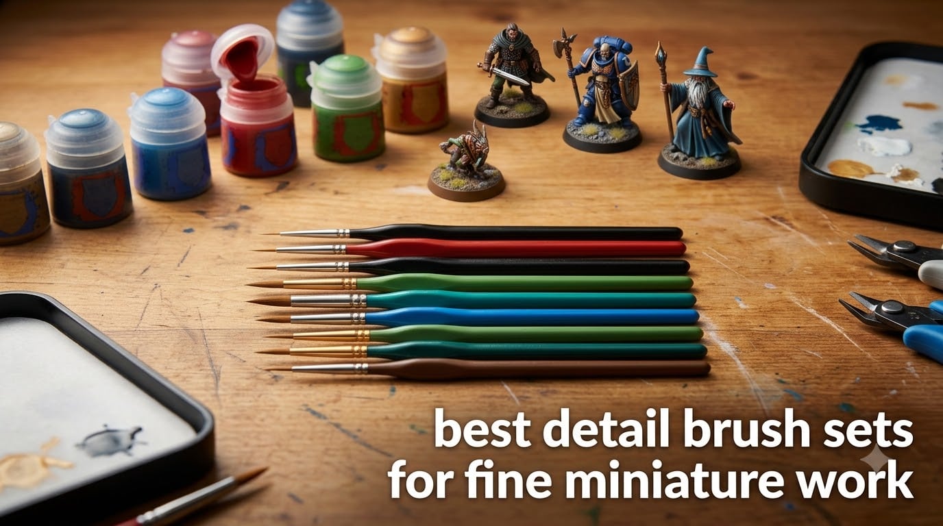 best detail brush sets for fine miniature work