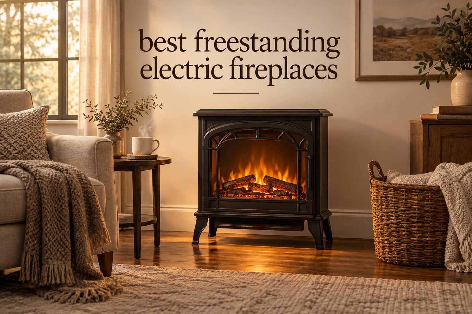 best freestanding electric fireplaces
