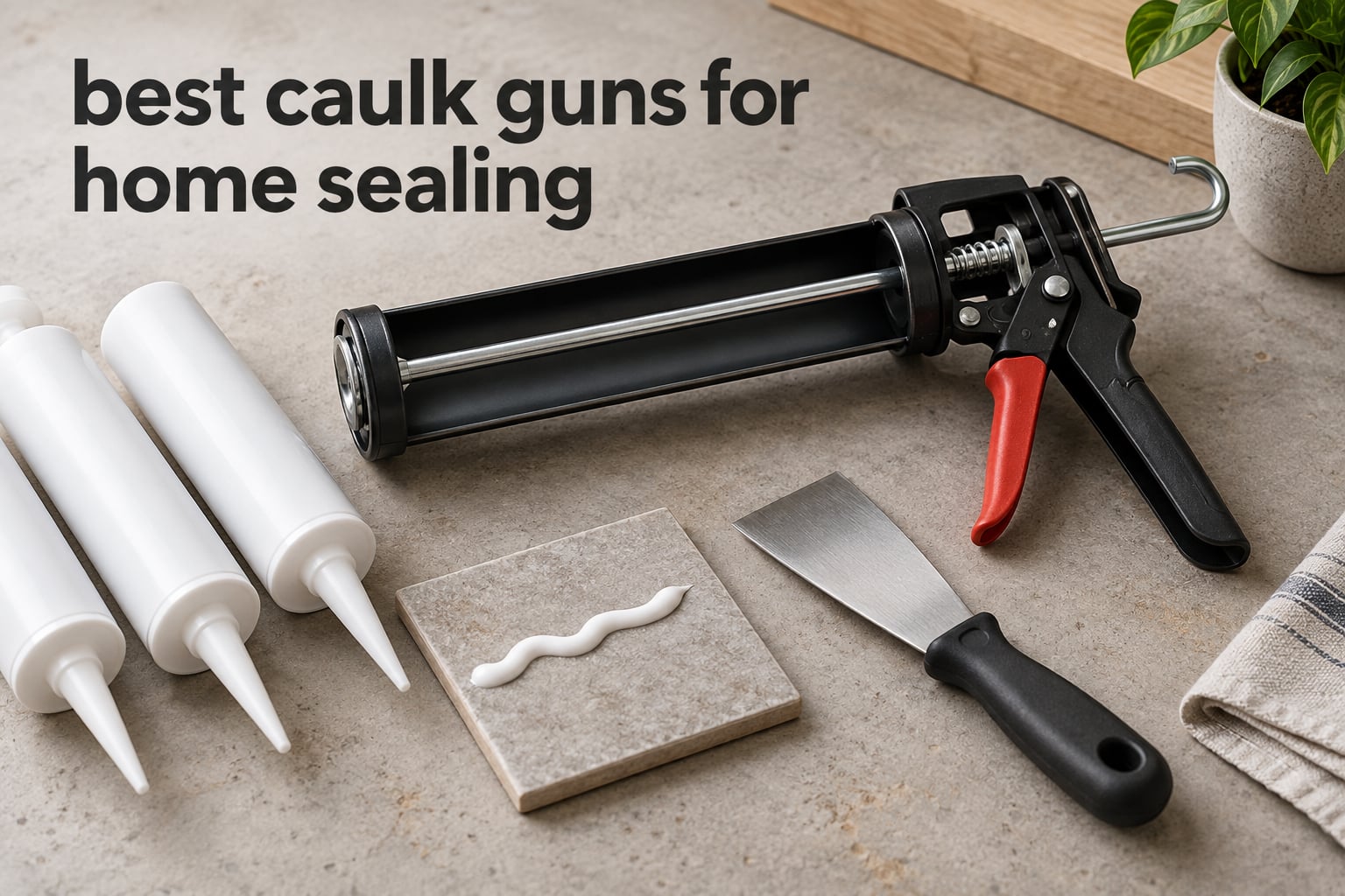 best caulk guns for home sealing