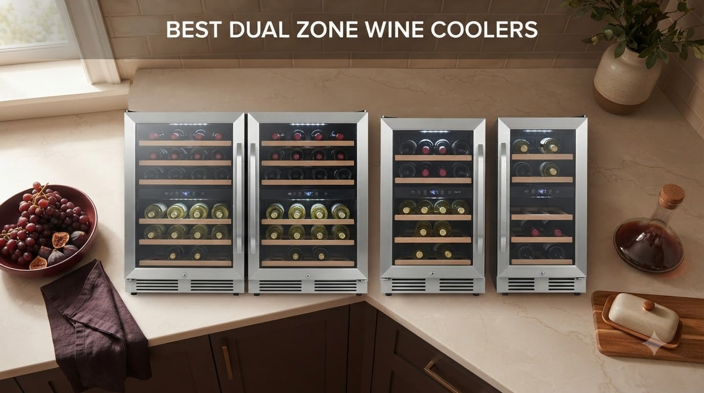 best dual zone wine coolers