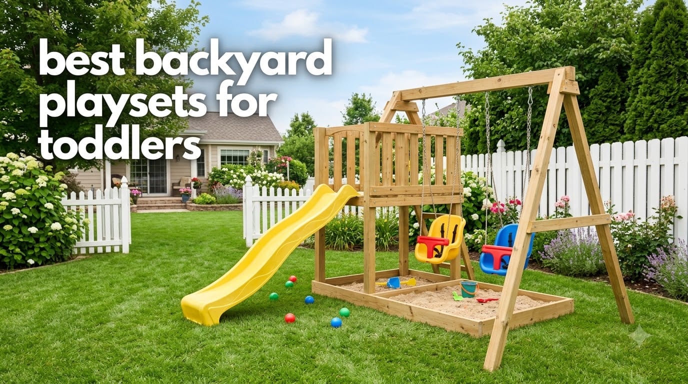 best backyard playsets for toddlers